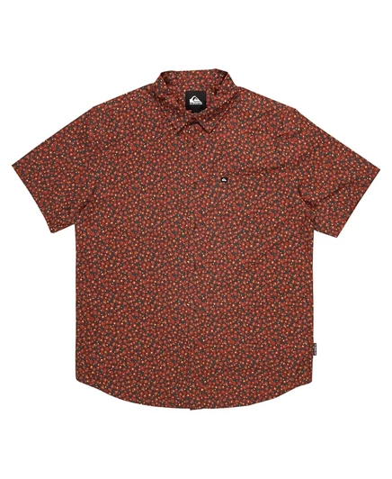 Мужская рубашка Quiksilver Apero короткая, красная