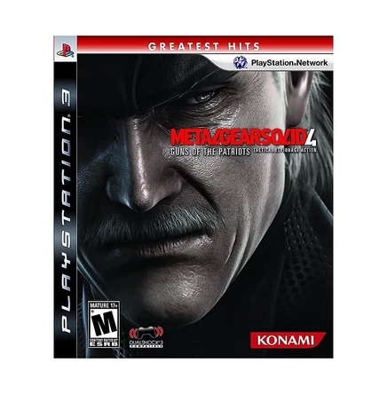 Игра Sony Metal Gear Solid 4 для PS3 (Greatest Hits), белая
