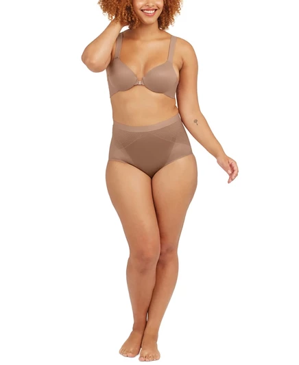 Женские трусы-брифы SPANXshape 10251R, кофе с молоком
