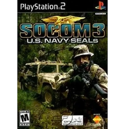 Видеоигра Sony SOCOM 3: U.S. Navy SEALs для PS2, черная