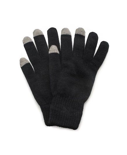 Унисекс перчатки MUK LUKS двухслойные, сенсорные, черные