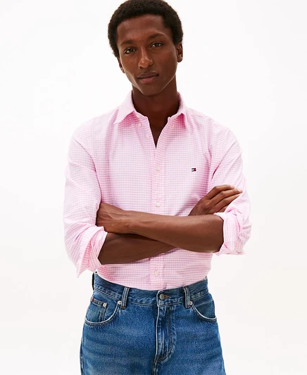 Мужская рубашка Heritage Oxford в клетку от Tommy Hilfiger