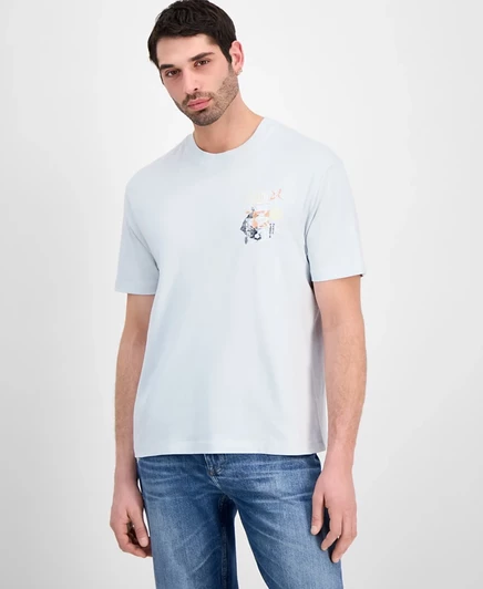 Мужская футболка GUESS с графическим принтом 