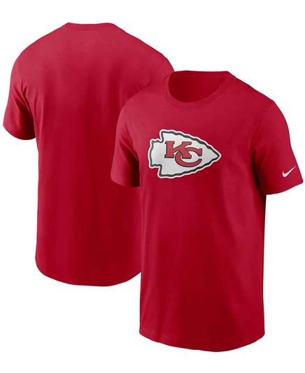 Мужская футболка Nike Kansas City Chiefs с основным логотипом, красная