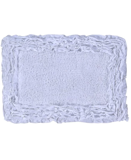 Коврик для ванной Better Trends Ruffle 53×86 см, белый