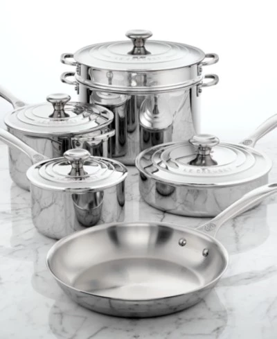 Набор посуды Le Creuset 10 предметов, нержавеющая сталь