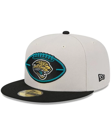 Мужская кепка New Era 59FIFTY Jaguars 2024, серо-черная