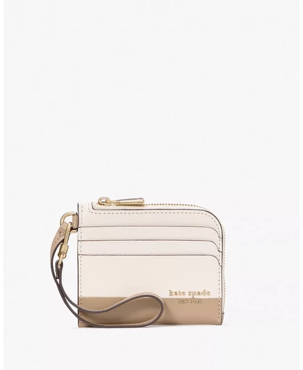 Женский браслет-футляр для монет и карточек Kate Spade New York от Devin с цветными вставками timeless taupe multi