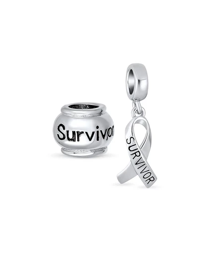 Шарм Bling Ribbon Survivor .925 серебро