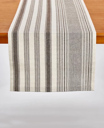 Дорожка для стола Tableau Hammond Stripe Birch, 183×36 см, коричневая