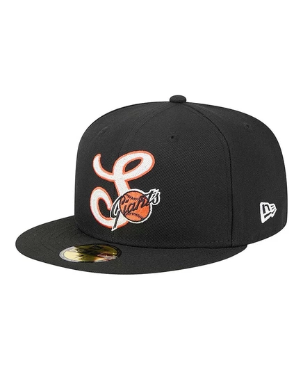 Мужская черная приталенная шляпа New Era с логотипом San Francisco Giants Duo 2.0 59FIFTY black