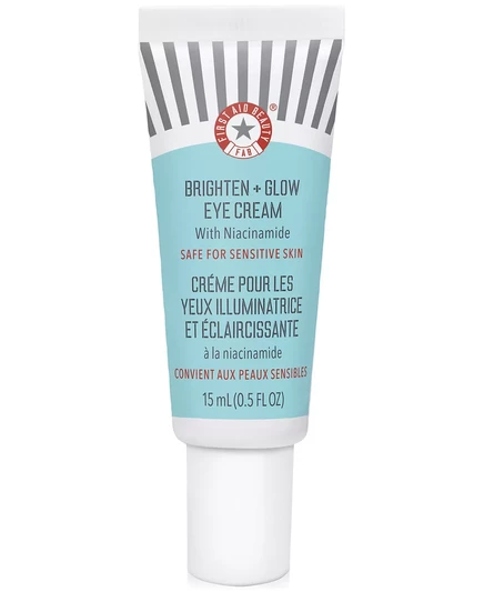 Крем для глаз First Aid Beauty Brighten Glow с ниацинамидом, 0,5 унции.