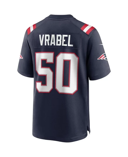 Nike Мужская футболка Nike Mens Mike Vrabel Navy New England Patriots  navy