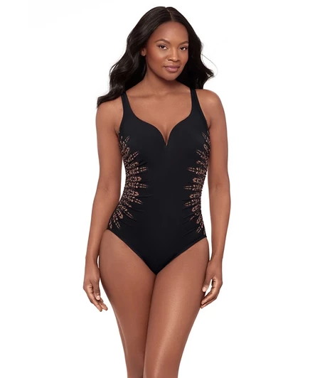 Женский корректирующий купальник Miraclesuit Temptress, черный