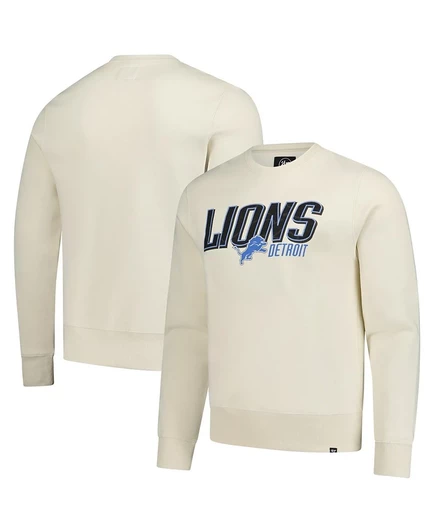 Мужская толстовка '47 Brand Locked In Detroit Lions, кремовая