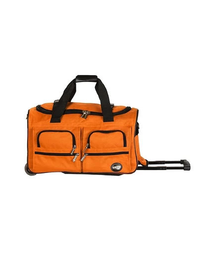 Сумка дорожная Rockland 22″ на колесах, оранжевая