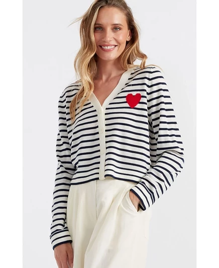 Женский кардиган Chinti & Parker Heart Breton, желтый