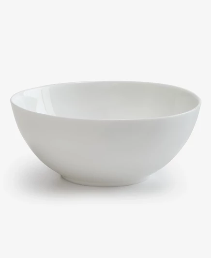 Миска для овощей с мягким ободком из опалового стекла Arch Studio, эксклюзивно в Macy's white