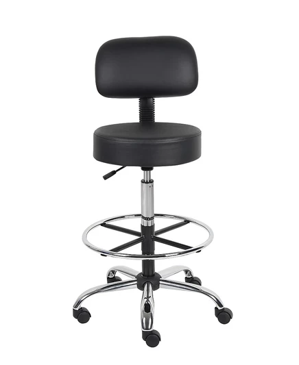 Boss Office Products Caressoft Медицинский/чертежный стул с подушкой для спинки