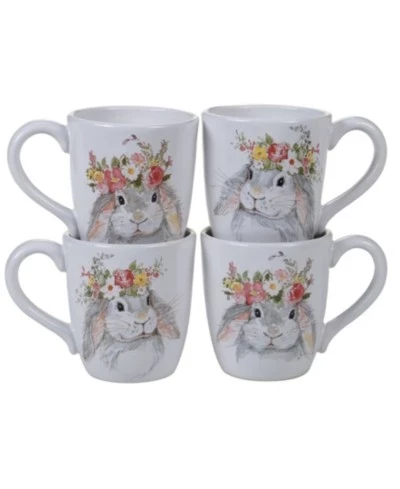 Набор кружек Certified International Sweet Bunny, 4 шт., разноцветные