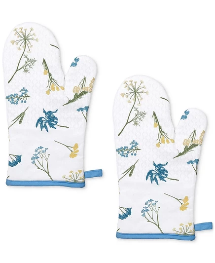 Духовочные рукавицы Lenox Wildflowers, 2 шт., разноцветные