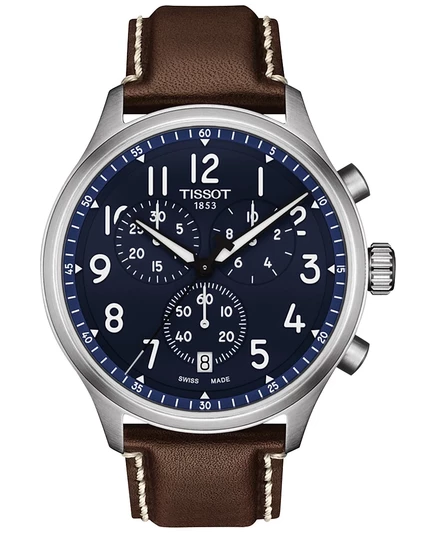 Мужские часы Tissot Chrono XL Vintage 45 мм, синие
