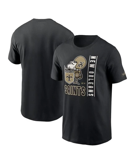 Мужская черная футболка Nike New Orleans Saints Lockup Essential от Nike black
