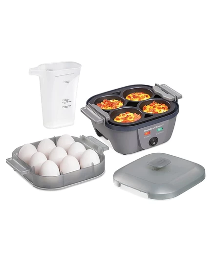 Яйцеварка Hamilton Beach Egg Bites Plus 25510, серая