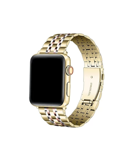 Ремешок из нержавеющей стали Posh Tech Rainey для Apple Watch, подходит для всех моделей Apple Watch