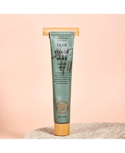 The Organic Skin Co Task Force Nine Успокаивающий крем и органический увлажняющий крем для лица | Успокаивающий крем с календулой Для чувствительной и раздраженной кожи | Для мужчин и женщин желтый