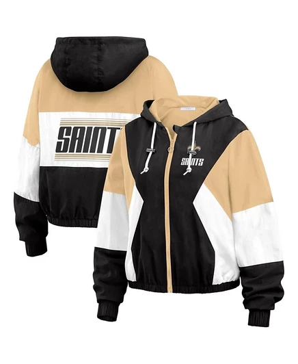 Женская куртка WEAR by Erin Andrews Saints, черная