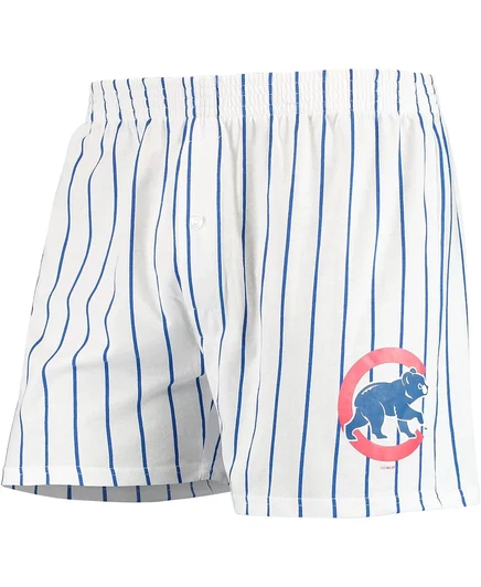 Мужские шорты-боксеры Concepts Sport белого цвета Chicago Cubs Vigor white
