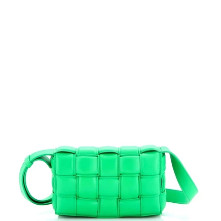 Женская сумка Bottega Veneta Small Cassette, зеленая