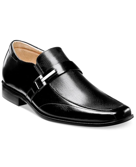 Мужские мокасины из перфорированной кожи Stacy Adams от Beau Bit black