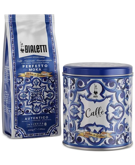 Молотый кофе Bialetti Dolce&Gabbana Perfetto Moka, синяя