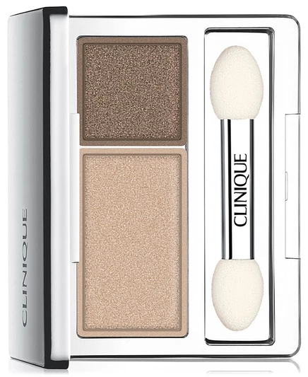Тени для век Clinique All About Shadow Duo, бежевые