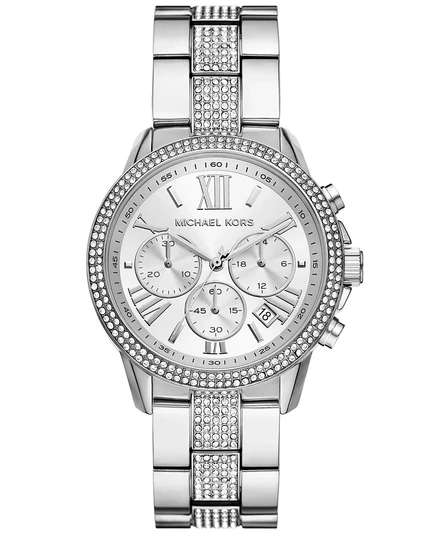 Женские часы Michael Kors Brynn Chronograph 40 мм, серебристые