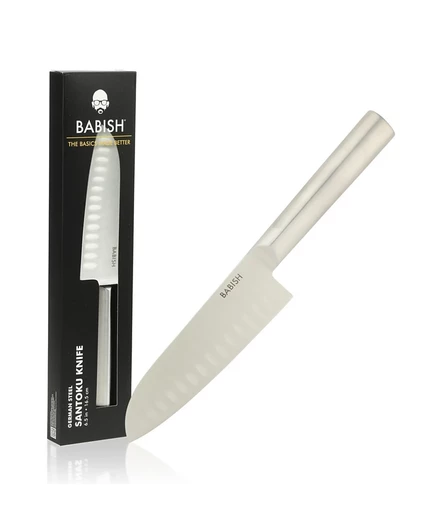 Нож Babish Santoku 16,5 см из стали 1.4116, серебристый