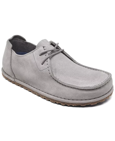  Мужские повседневные кроссовки из кружевной замши и кожи от Finish Line whale gray