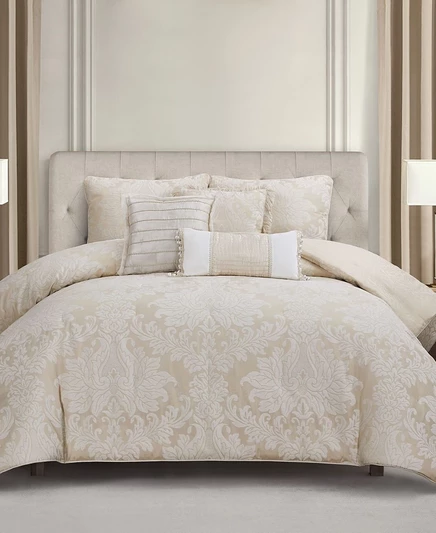 Комплект для кровати Waterford Paloma 3 предмета king, кремовый