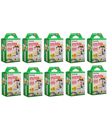 Пленка Fujifilm instax mini, 20 кадров, набор 10 шт.