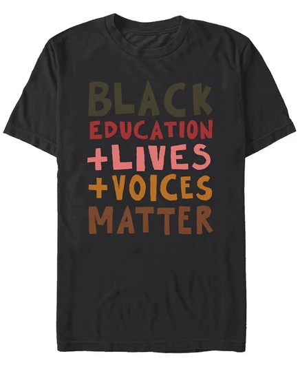 Мужская футболка с принтом Fifth Sun Black Lives с коротким рукавом black