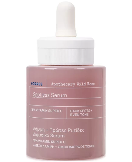 Сыворотка Korres Apothecary Wild Rose Spotless Serum, 1 унция.