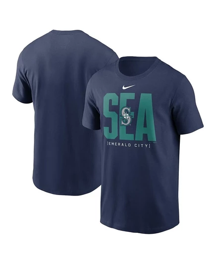 Мужская футболка Nike Seattle Mariners, темно-синяя