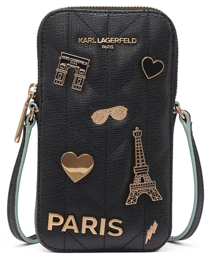 Женский кошелек Karl Lagerfeld Paris Maybelle Mini, черный