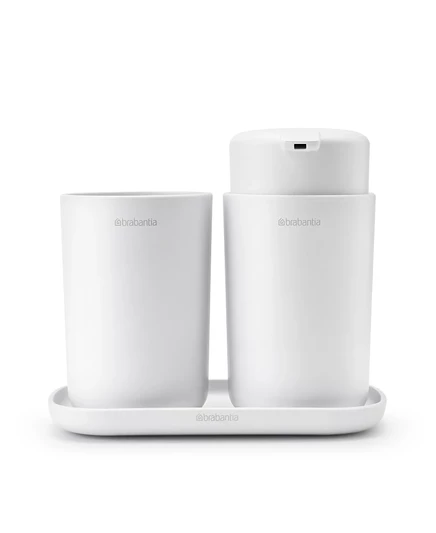 Набор аксессуаров для ванной Brabantia Renew, 3 пр., белый