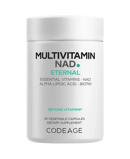 БАД Codeage Multivitamin NAD, 30 капсул, белая