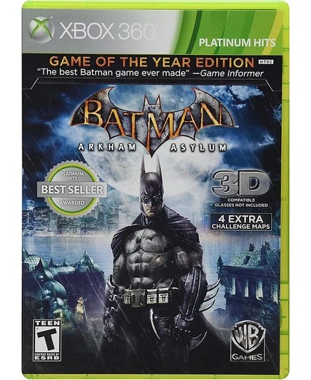 Игра Warner Bros. Batman: Arkham Asylum — Xbox 360
