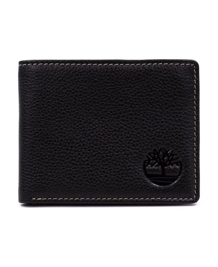 Мужской кожаный кошелек Timberland Tucson Passcase, черный