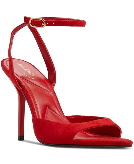 Женские модельные босоножки ALDO Forevermore из двух частей red suede